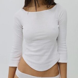 NOT FOR SALE | ISO THE RINA LONG SLEEVE
White | Cotton Jersey